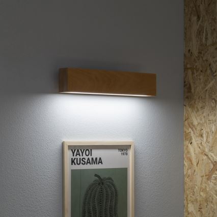 Ideal Lux - Φωτιστικό τοίχου LED CRAFT LED/12W/230V CRI 90 οξιά