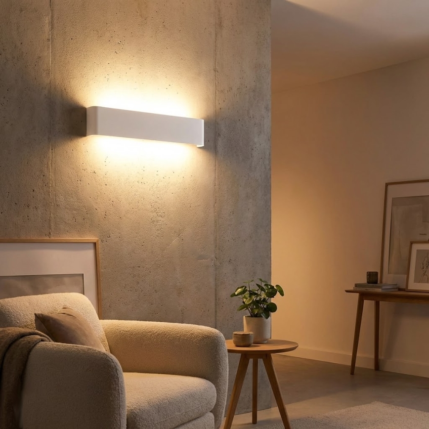 Ideal Lux - Φωτιστικό τοίχου LED DELTA LED/19,5W/230V 3000K 61 cm CRI 90 λευκό