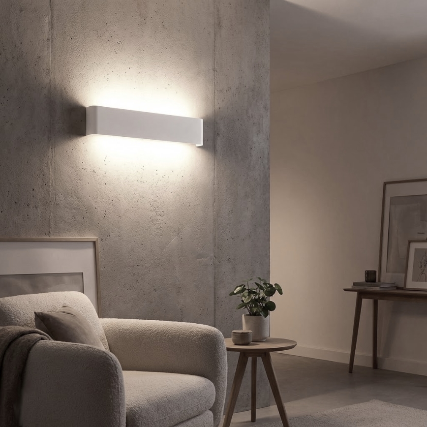 Ideal Lux - Φωτιστικό τοίχου LED DELTA LED/19,5W/230V 4000K 61 cm CRI 90 λευκό