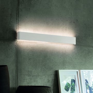 Ideal Lux - Φωτιστικό τοίχου LED DELTA LED/30W/230V 3000K 83 cm CRI 90 λευκό