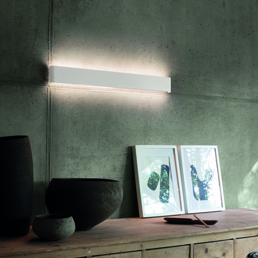 Ideal Lux - Φωτιστικό τοίχου LED DELTA LED/30W/230V 4000K 83 cm CRI 90 λευκό