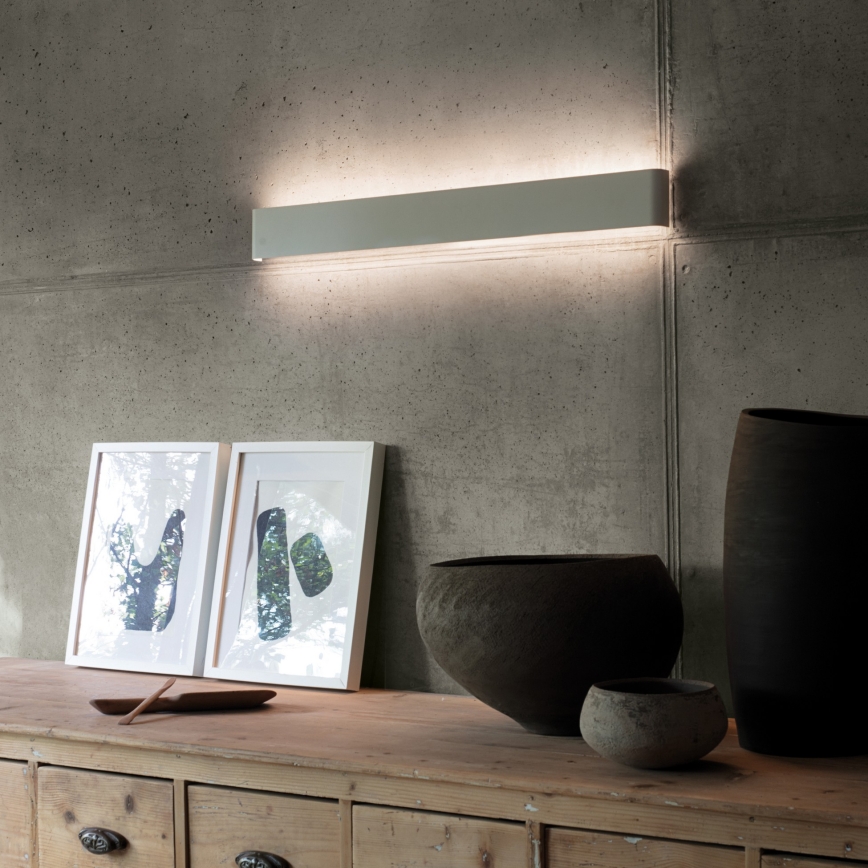 Ideal Lux - Φωτιστικό τοίχου LED DELTA LED/30W/230V 4000K 83 cm CRI 90 λευκό