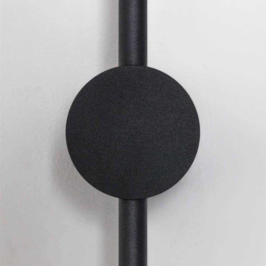 Ideal Lux - Φωτιστικό τοίχου LED ESSENCE LED/12W/230V 3000K 70 cm CRI 90 μαύρο