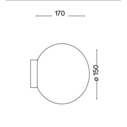Ideal Lux - Φωτιστικό τοίχου LED MAPA 1xG9/15W/230V