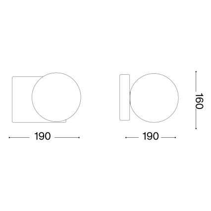 Ideal Lux - Φωτιστικό τοίχου LED PENTA 1xG9/3W/230V χρυσό
