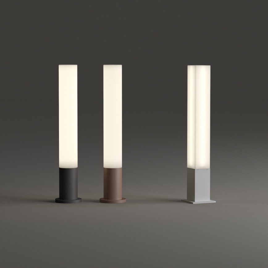 Ideal Lux - Φωτιστικό εξωτερικού χώρου EDO OUTDOOR 1xGX53/15W/230V 80 cm IP65 καφέ