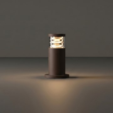 Ideal Lux - Φωτιστικό εξωτερικού χώρου TRONCO 1xE27/42W/230V 25 cm IP65 καφέ