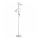 Ideal Lux - Φωτιστικό δαπέδου 2xE27/60W/230V ασημί