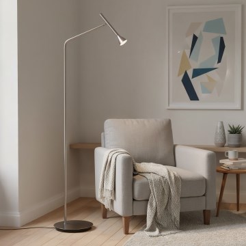 Ideal Lux - Φωτιστικό δαπέδου LED DIESIS LED/4,5W/230V CRI 95 ματ χρώμιο