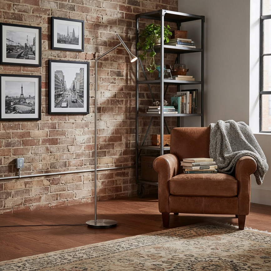 Ideal Lux - Φωτιστικό δαπέδου LED DIESIS LED/4,5W/230V CRI 95 ματ χρώμιο