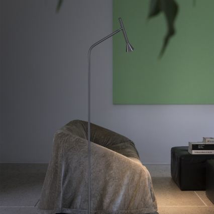 Ideal Lux - Φωτιστικό δαπέδου LED DIESIS LED/4,5W/230V CRI 95 ματ χρώμιο