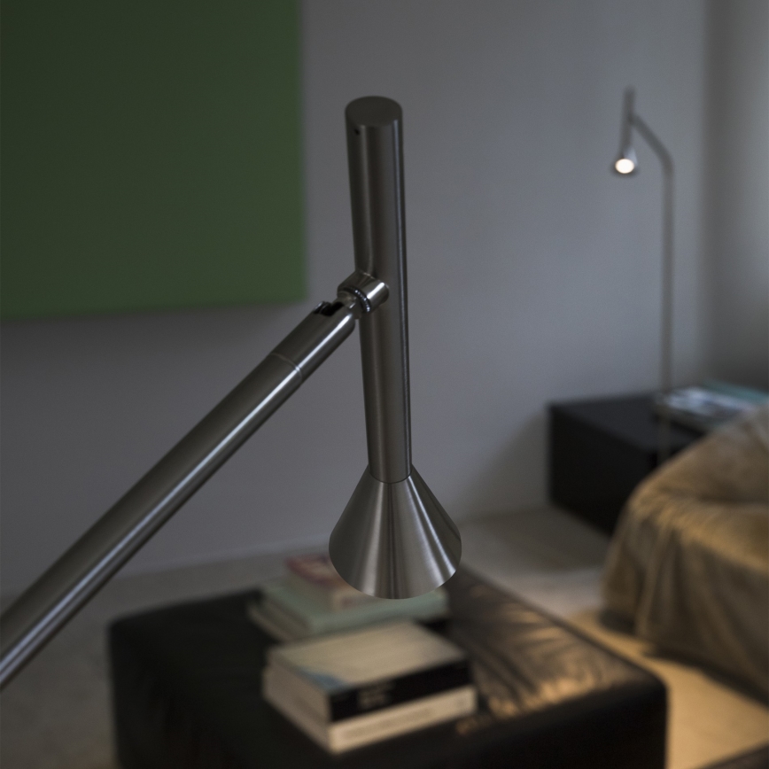 Ideal Lux - Φωτιστικό δαπέδου LED DIESIS LED/4,5W/230V CRI 95 ματ χρώμιο