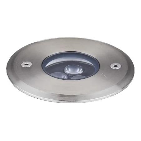 Ideal Lux - Φωτιστικό δρόμου LED FLOOR LED/3W/230V διάμετρος 9 cm CRI 90 IP67 γυαλιστερό χρώμιο