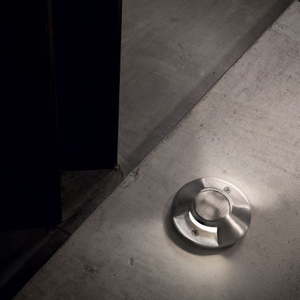 Ideal Lux - Φωτιστικό δρόμου LED ROCKET LED/2W/24V CRI 90 IP68 ματ χρώμιο