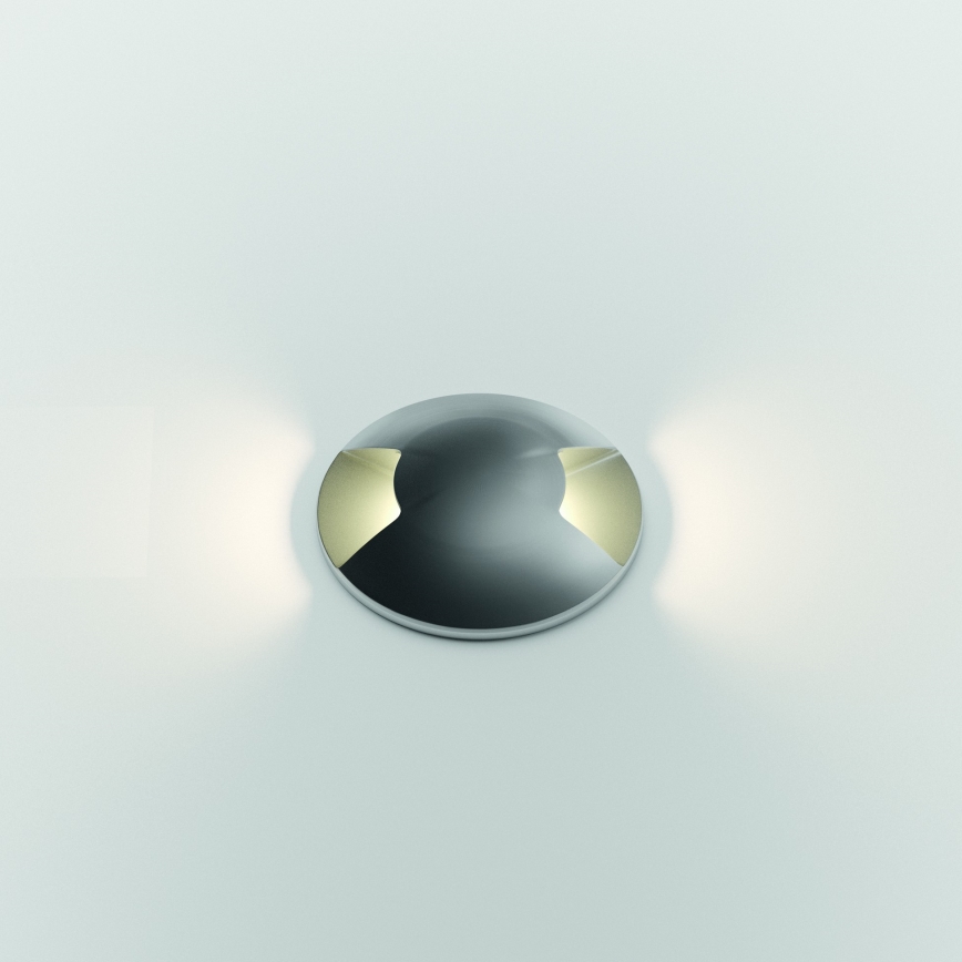 Ideal Lux - Φωτιστικό δρόμου LED ROCKET LED/2W/24V CRI 90 IP68 ματ χρώμιο