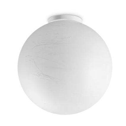 Ideal Lux - Φωτιστικό οροφής CARTA 1xE27/25W/230V διάμετρος 30 cm λευκό