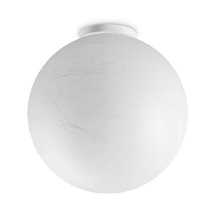 Ideal Lux - Φωτιστικό οροφής CARTA 1xE27/25W/230V διάμετρος 40 cm λευκό