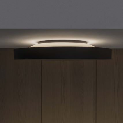 Ideal Lux - Φωτιστικό οροφής LED FLY LED/26W/230V 2700K διάμετρος 45 cm CRI 90 IP40 μαύρο