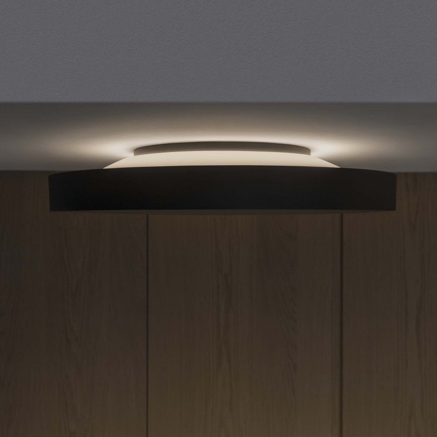 Ideal Lux - Φωτιστικό οροφής LED FLY LED/26W/230V 2700K διάμετρος 45 cm CRI 90 IP40 μαύρο