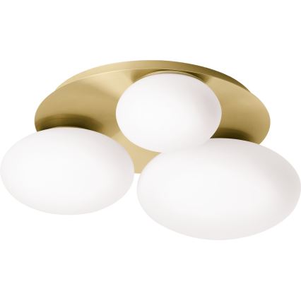 Ideal Lux - Φωτιστικό οροφής LED NINFEA 3xGX53/9W/230V χρυσό