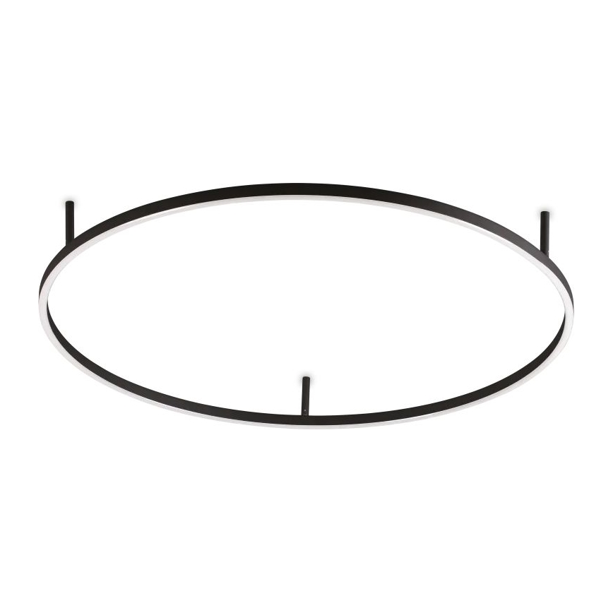 Ideal Lux - Φωτιστικό οροφής LED ORACLE S LED/53W/230V 2700K διάμετρος 90 cm μαύρο