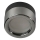 Ideal Lux - Φωτιστικό οροφής LED για μπάνιο LOLLY 1xGX53/9W/230V διάμ. 10,5 cm IP44 μαύρο/καπνιστό μαύρο