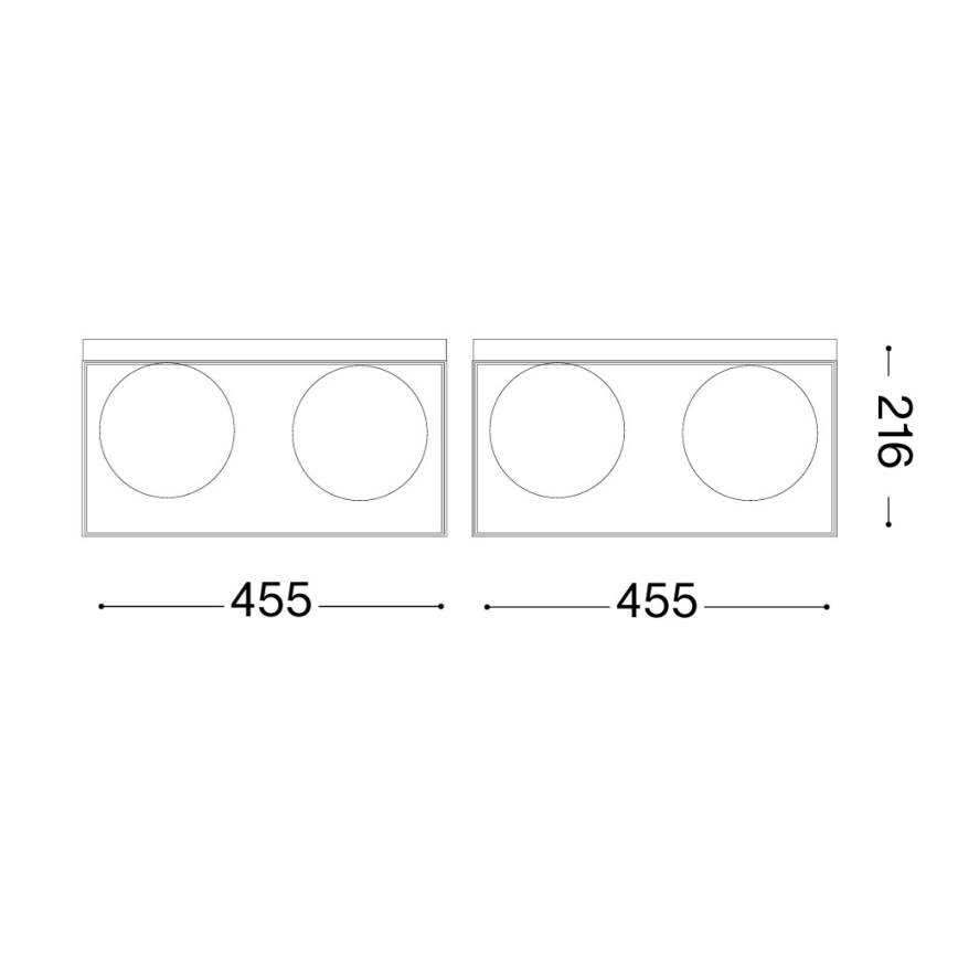Ideal Lux - Φωτιστικό οροφής LINGOTTO 4xE14/40W/230V