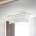 Ideal Lux - Φωτιστικό οροφής MARTINEZ 8xE14/40W/230V γυαλιστερό χρώμιο