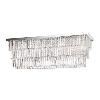 Ideal Lux - Φωτιστικό οροφής MARTINEZ 8xE14/40W/230V γυαλιστερό χρώμιο