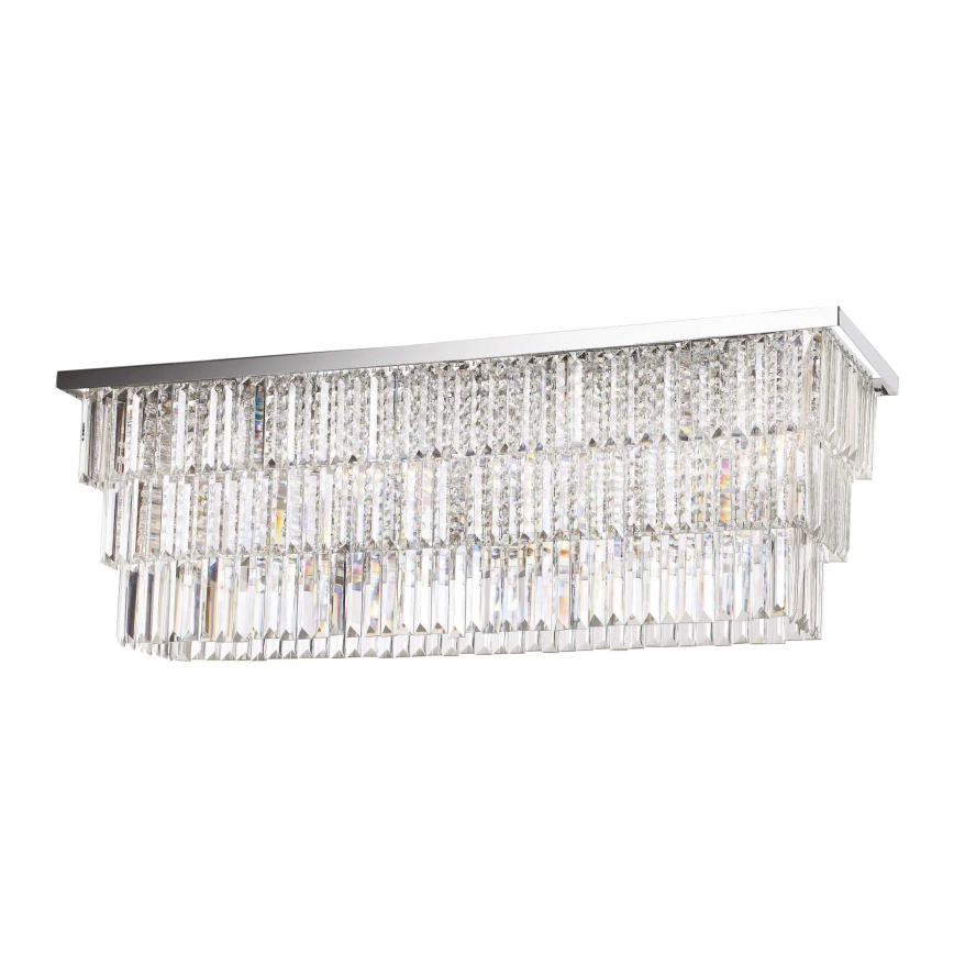 Ideal Lux - Φωτιστικό οροφής MARTINEZ 8xE14/40W/230V γυαλιστερό χρώμιο