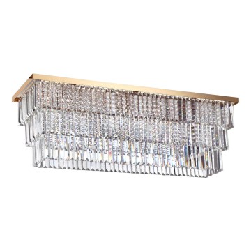 Ideal Lux - Φωτιστικό οροφής MARTINEZ 8xE14/40W/230V χρυσό