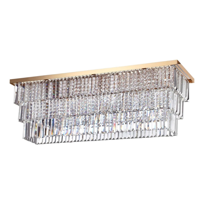 Ideal Lux - Φωτιστικό οροφής MARTINEZ 8xE14/40W/230V χρυσό