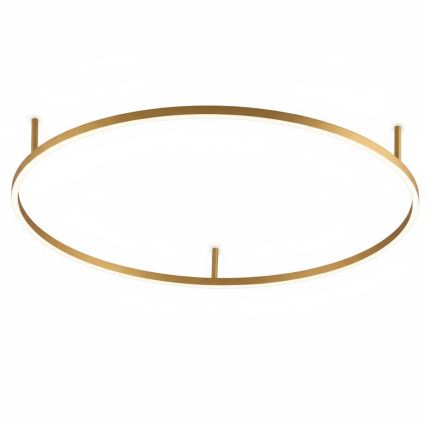 Ideal Lux - Φωτιστικό οροφής LED ORACLE SLIM LED/37W/230V 3000K CRI 90 διάμ. 70 cm χρυσό