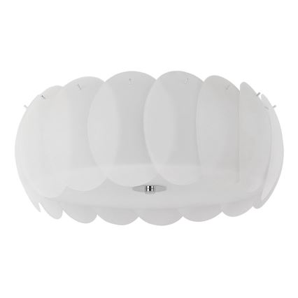 Ideal Lux - Φωτιστικό οροφής OVALINO 8xE27/60W/230V Ø 53,5 εκ. λευκό