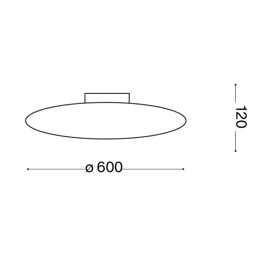Ideal Lux - Φωτιστικό οροφής SMARTIES 3xE27/42W/230V Ø 60 εκ. λευκό