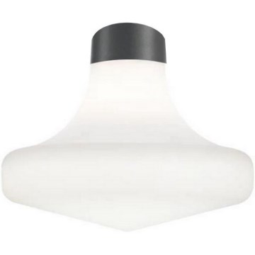 Ideal Lux - Φωτιστικό οροφής εξωτερικού χώρου CLIO 1xE27/42W/230V IP44 ανθρακί
