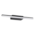 Ideal Lux - Φωτισμός καθρέφτη μπάνιου LED RIFLESSO LED/10W/230V 42 cm CRI 90 IP54 μαύρο