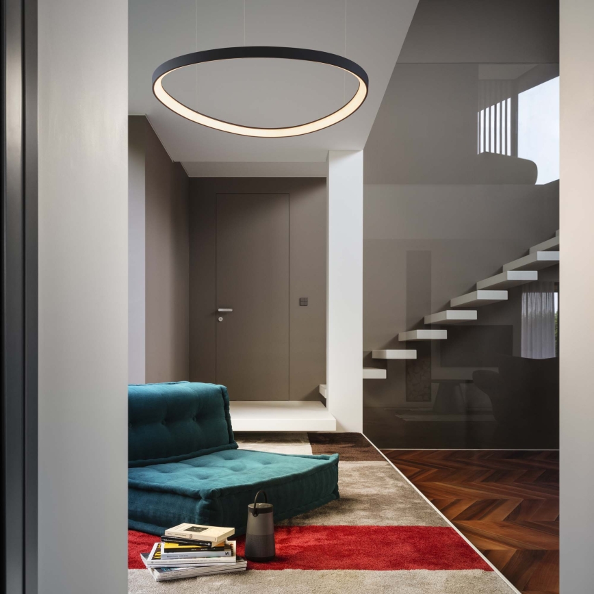 Ideal Lux - Κρεμαστό φωτιστικό LED με καλώδιο GEMINI LED/36W/230V 4000K Ø 42,5 cm CRI 90 μαύρο
