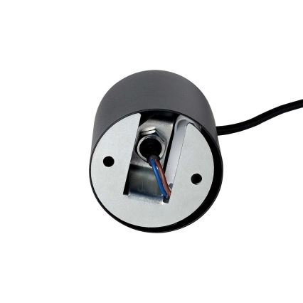 Ideal Lux - Κρεμαστό φωτιστικό LED με καλώδιο LOOK 1xGU10/7W/230V CRI 90 Ø 6 cm μαύρο