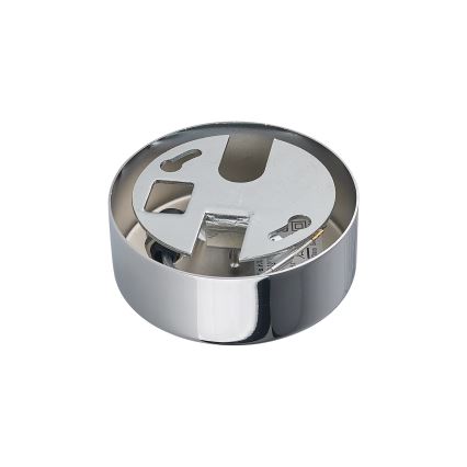 Ideal Lux - Κρεμαστό φωτιστικό σε καλώδιο NODI 9xE14/28W/230V Ø 80 cm γυαλιστερό χρώμιο/λευκό