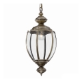 Ideal Lux - Κρεμαστό φωτιστικό με αλυσίδα NORMA 1xE27/60W/230V Ø 25 cm μπρονζέ