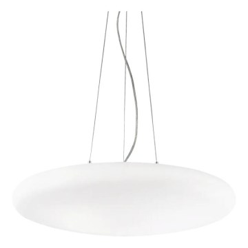 Ideal Lux - Κρεμαστό φωτιστικό με καλώδιο 3xE27/42W/230V Ø 42,5 cm λευκό