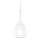 Ideal Lux - Κρεμαστό φωτιστικό με καλώδιο KALIQUE 1xE27/42W/230V Ø 18 cm διαφανές