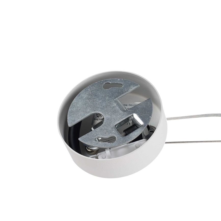 Ideal Lux - Κρεμαστό φωτιστικό με καλώδιο MAPA 1xE27/42W/230V Ø 30 εκ. λευκό