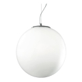 Ideal Lux - Κρεμαστό φωτιστικό με καλώδιο MAPA 1xE27/42W/230V Ø 40 εκ. λευκό