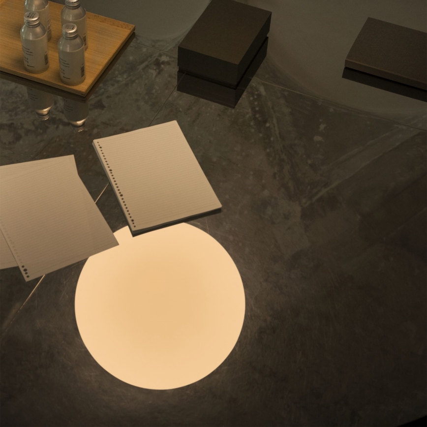 Ideal Lux - Κρεμαστό φωτιστικό με καλώδιο MAPA 1xE27/42W/230V Ø 40 εκ. λευκό