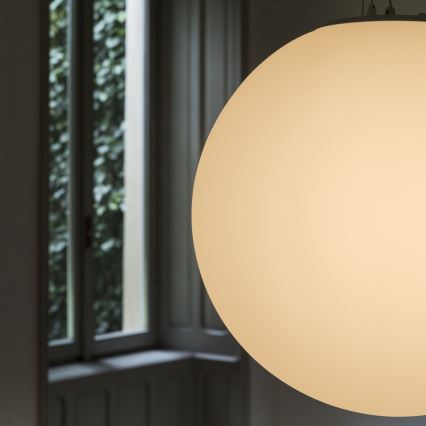 Ideal Lux - Κρεμαστό φωτιστικό με καλώδιο MAPA 1xE27/42W/230V Ø 40 εκ. λευκό