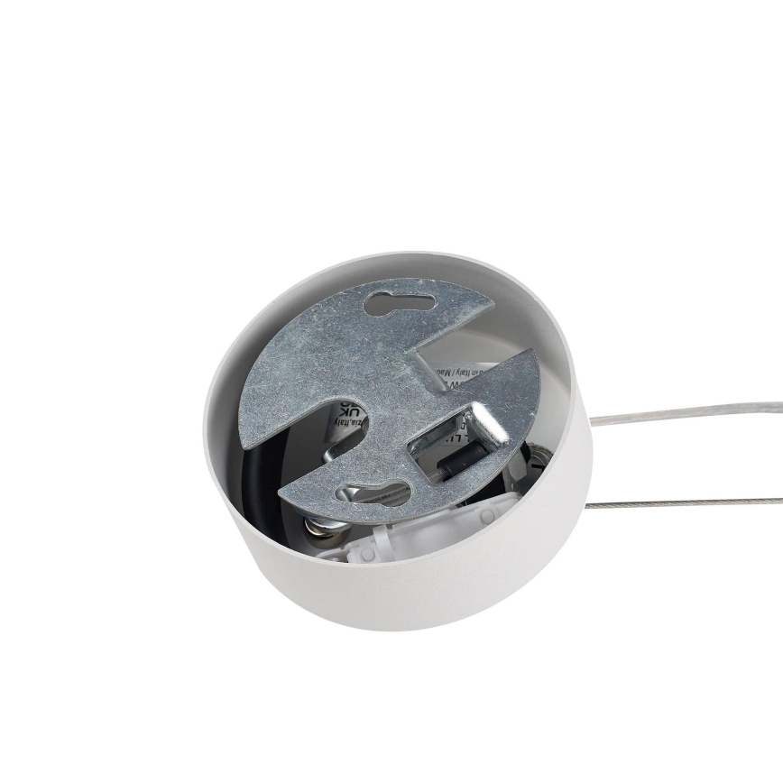 Ideal Lux - Κρεμαστό φωτιστικό με καλώδιο MAPA 1xE27/42W/230V Ø 40 εκ. λευκό