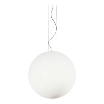 Ideal Lux - Κρεμαστό φωτιστικό με καλώδιο MAPA 1xE27/42W/230V Ø 50 cm λευκό