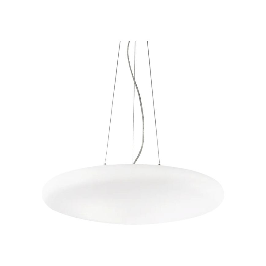 Ideal Lux - Κρεμαστό φωτιστικό με καλώδιο SMARTIES 3xE27/42W/230V Ø 42,5 cm λευκό